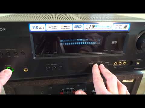 DENON AVR- Surround Receiver Factory Reset Fix