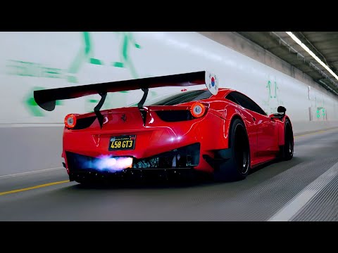 Flame Spitting Ferrari 458 GT3 | 4K