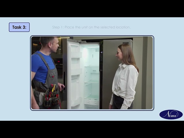 Installation of refrigerator