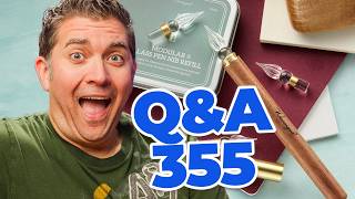 Shimmering Inks in Ebonite Feeds, Inks for Thin Paper, & How to Stop Ink Leaks | Goulet Q&A Ep. 355