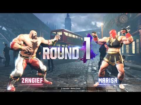Street Fighter 6 - Zangief vs Marisa [4K 60FPS PS5]