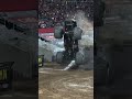Mohawk Warrior Monster Truck Backflip!! #monsterjam #youtubeshorts #monstertruck
