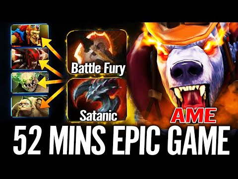 AME 52 Mins Epic Game Ursa very hard Hero To Carry Dota 2