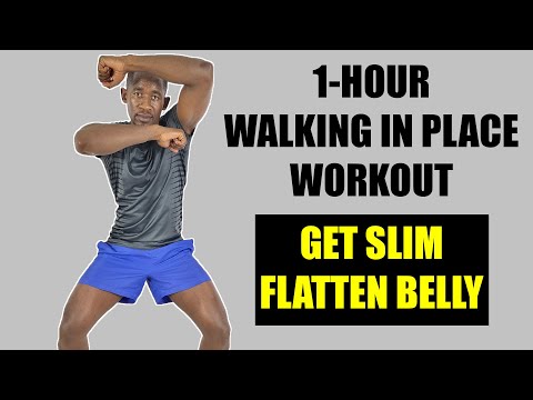 10000 Steps INTENSE Walk at Home Cardio Workout Melt 700 Calories