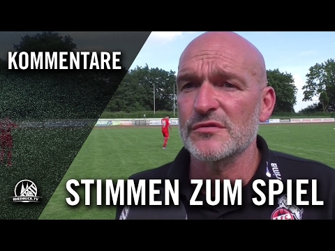 Die Stimmen zum Spiel (SpVG Frechen 20 - 1. FC Köln U21, Testspiel) | RHEINKICK.TV