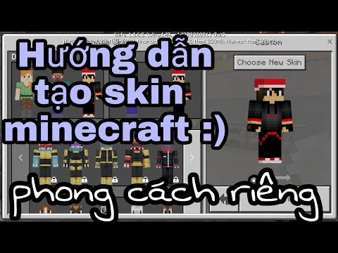 Lão Gió - [Minecraft PE] Hướng dẫn tạo skin minecraft theo phong cách riêng của mình!!