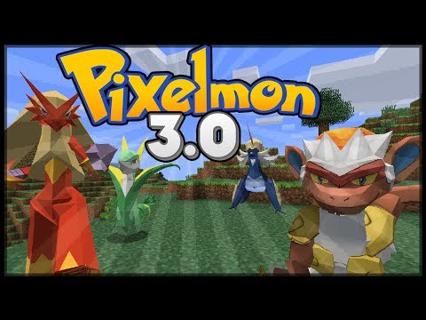 Minecraft Pixelmon 3.0 Update - All New Pokemon and Models!