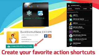 Quickshortcut Maker [Create your favorite action shortcut]