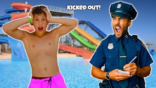 Breaking All The Rules At A Water Park!! *KICKED OUT*