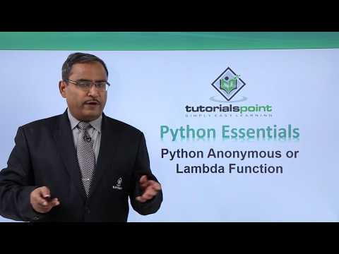 Python Anonymous or Lambda Function