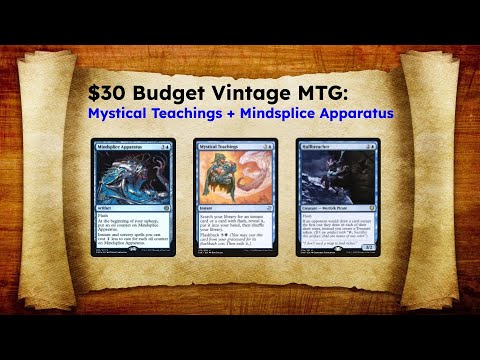 Mindsplice Mystical Teachings Control | $30 Budget Vintage MTG