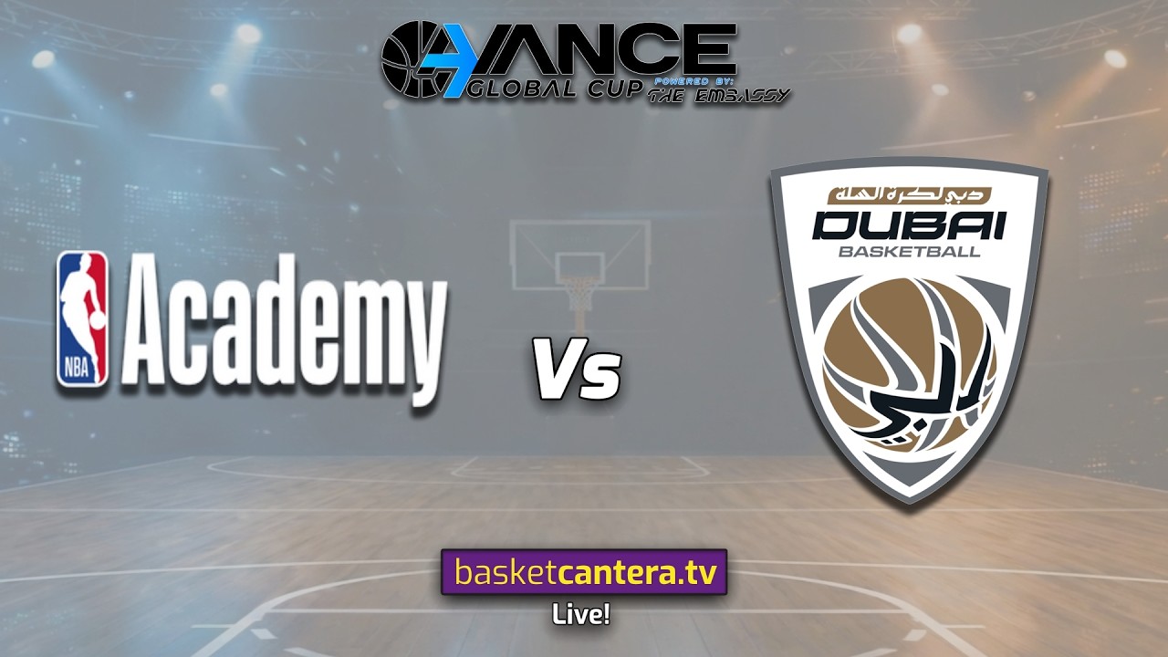 NBA Academy AFRICA vs DUBAI BASKETBALL (UAE).- AVANCE Global Cup Tournament 2026