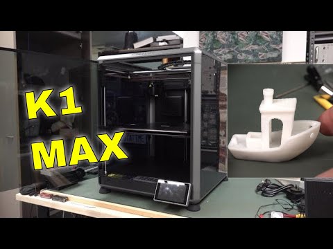 Mailbag: Creality K1 Max 3D Printer: Unboxing + Setup + First Print