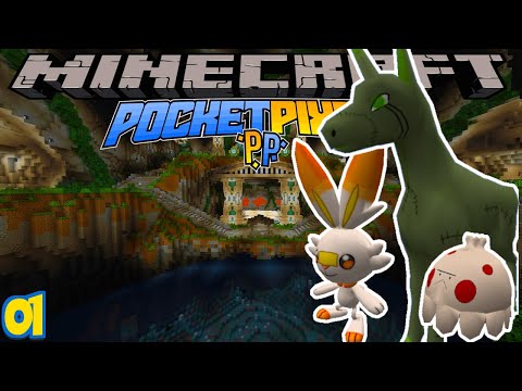 Pixelmon POCKETPIXELS Yellow Survival - Episode 1 (Pokemon In Minecraft)