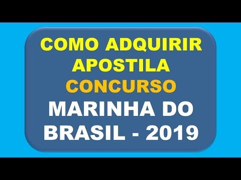 Baixar Apostila Concurso Marinha do Brasil 2019