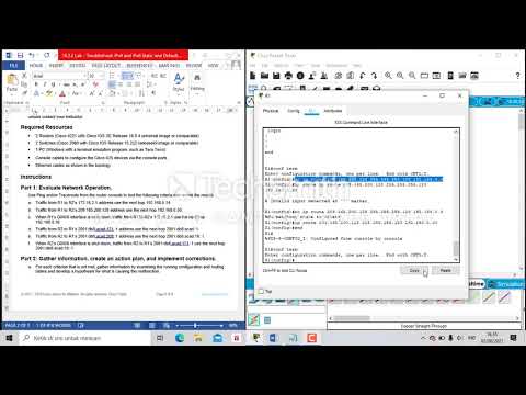 16.3.2 Lab - Troubleshoot IPv4 and IPv6 Static and Default Routes