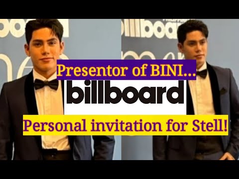 STELL, PERSONAL INVITATION from BILBOARD as PRESENTOR for BINI..