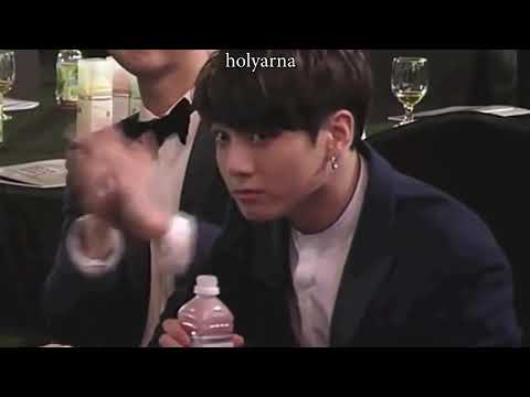 BLACKPINK JISOO BTS JUNGKOOK QUESTIONABLE MOMENT WITH BOTTLE AT SMA