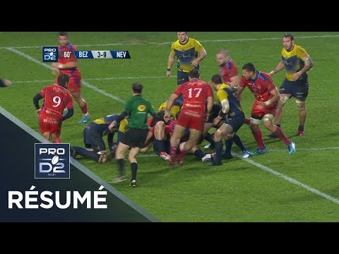 PRO D2 - Résumé Béziers-Nevers: 12-9 - J15 - Saison 2018/2019