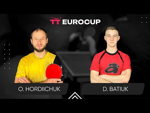 20:05 Oleksandr Hordiichuk - Dmytro Batiuk 15.06.2024 TT Euro.Cup Ukraine Master. TABLE 4
