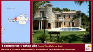 preview picture of video '4 dormitorios 4 baños Villa se Vende en Portals Vells, Mallorca, Spain'