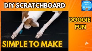 DIY Dog Scratchboard Simple To Make Dogs Love It Too