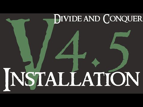Divide and Conquer V4.5 - Installation Guide