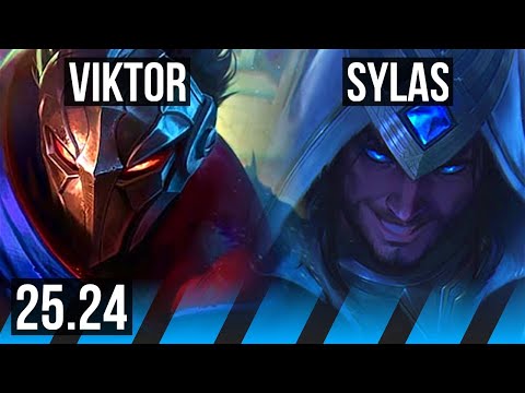 VIKTOR vs SYLAS (MID) | KR Challenger | 25.24