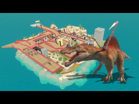 ESCAPE FROM DEADLY ALIEN SPINOSAURUS! 😱 (Last Survivor Challenge - ARBS)