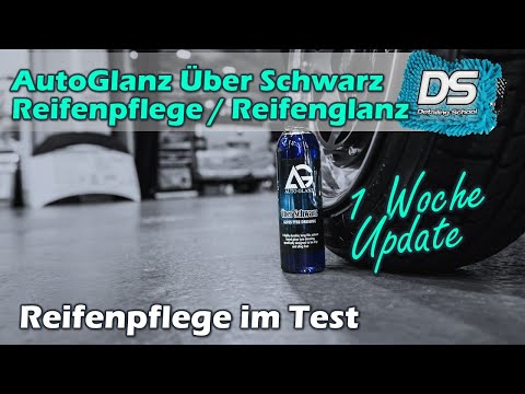 Autoglanz Über Schwarz Tire Care - Application and long-term test - Refresh tires Update 1 week