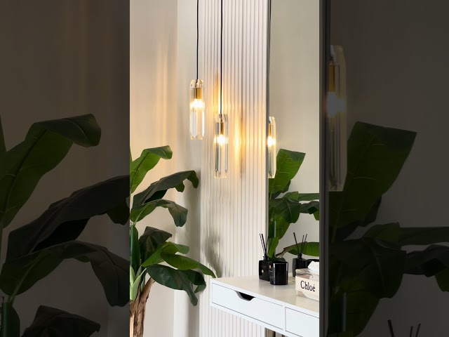 إضاءة جدارية كريستال مزخرف شفاف