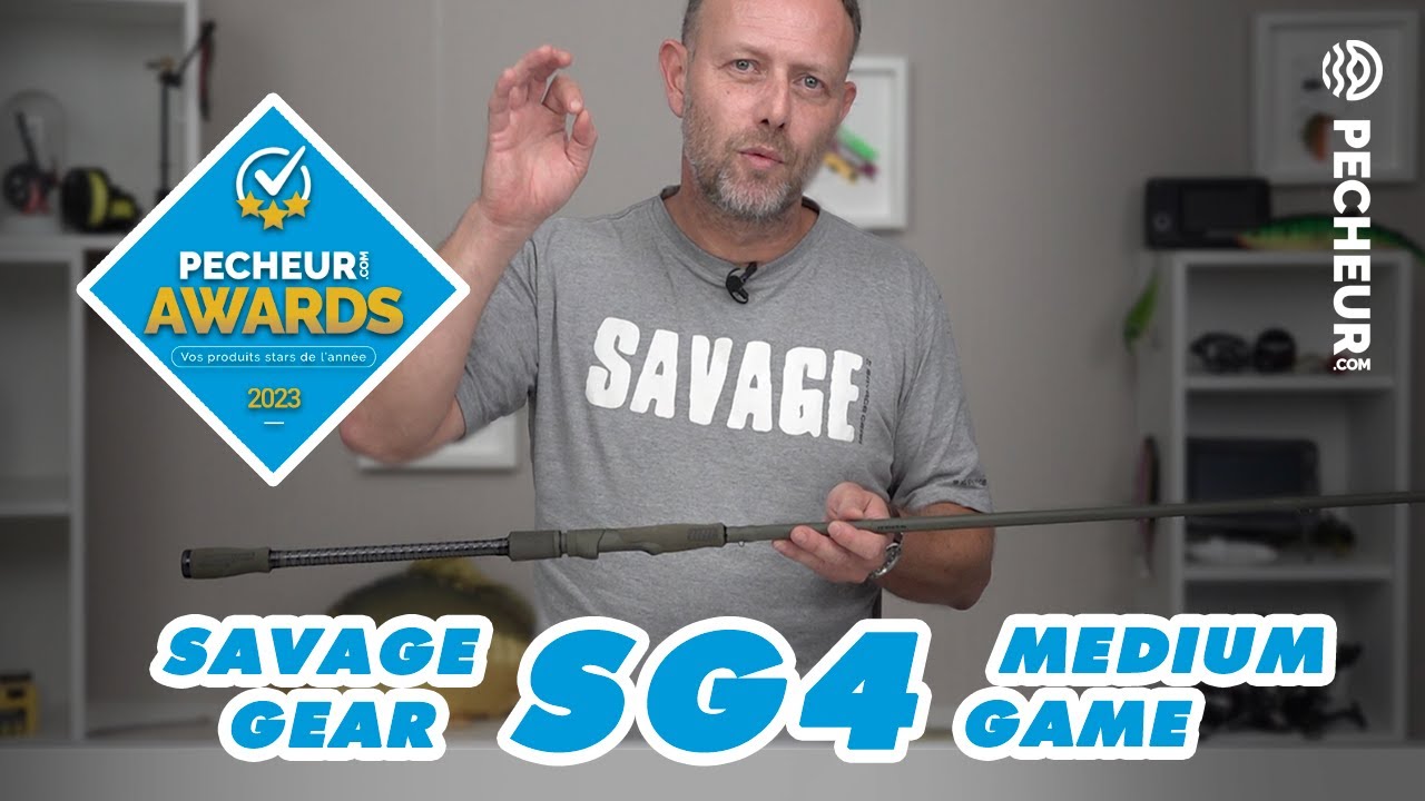 Canne spinning savage gear sg4 medium game rods