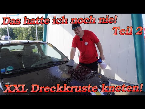 Das Gegenteil von Lackglätte! Hier ist Kneten absolute Pflicht! Anleitung Lack kneten an SB-Box