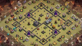 【クラクラ】とろとろはむたろうさんのクイヒードラゴン TH9全壊