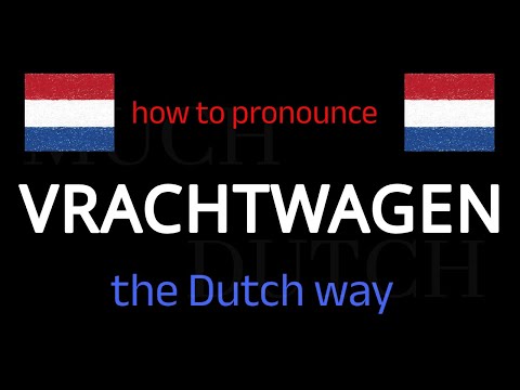 Learn How To Say VRACHTWAGEN (Truck or lorry) in Dutch in Seconds!