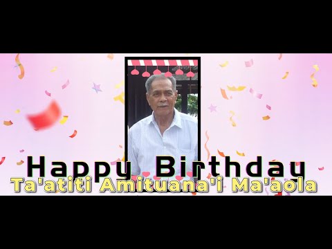 Taufi Fa'aosofia - Ta'atiti Amituana'i Ma'aola (New Samoan Song)