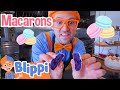 Blippi Bakes Macarons And Cakes Blippi Shows For Kids Explore With Me