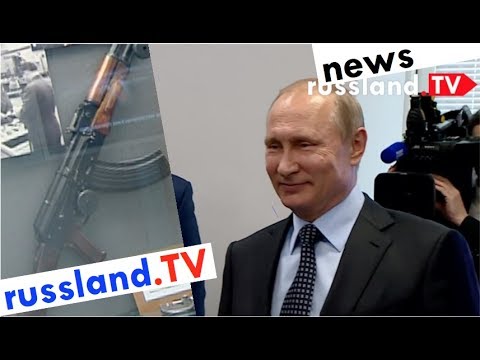 Putin bei Kalaschnikow [Video]