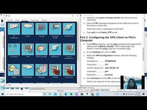 4.3.3.3 Packet Tracer - Configuring VPN Transport Mode
