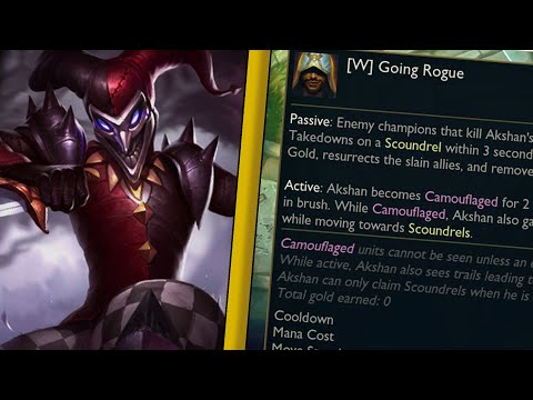 Shaco Lore VS Akshan W Tool Tip