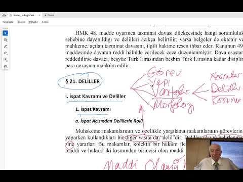 § 21. DELİLLER - I. İspat Kavramı ve Deliller (sh. 540) - 7 Temmuz 2025