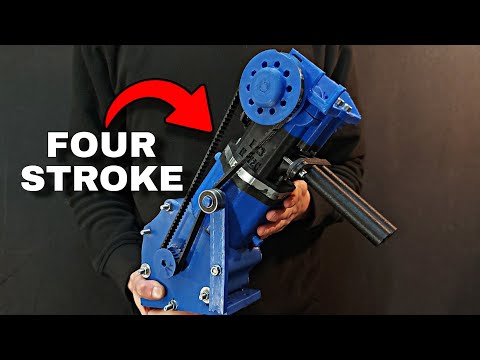 I 3D Printed a Working 125cc Four-Stroke Engine