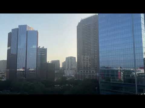 Otis Series 4 traction low rise elevators @ Marriott Marquis Downtown Houston, TX