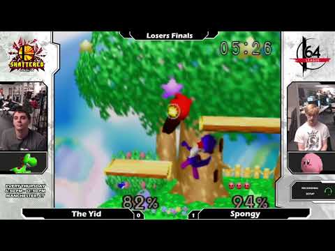Smash 64: The Yid (Yoshi) V Spongy (Kirby) - Shattered 89 Tourney
