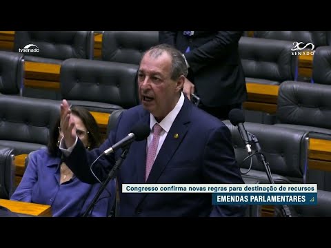 Congresso confirma novas regras para emendas parlamentares