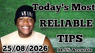 FOOTBALL PREDICTIONS TODAY 25/08/2026 SOCCER PREDICTIONS TODAY | BETTING TIPS, #footballpredictions