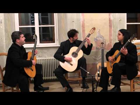 Los Ungaros Guitar Trio plays Beethoven: Sonata Pathétique (1st mov.)