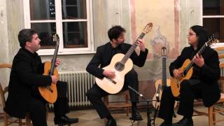 Los Ungaros Guitar Trio plays Beethoven: Sonata Pathétique (1st mov.)