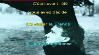 Le bac G de Michel Sardou karaoke by biccounnet