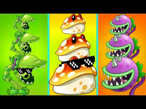 SNAP PEA vs CHOMPER vs TOADSTOOL - Who Will Win? - PvZ 2 Plant Vs Plant